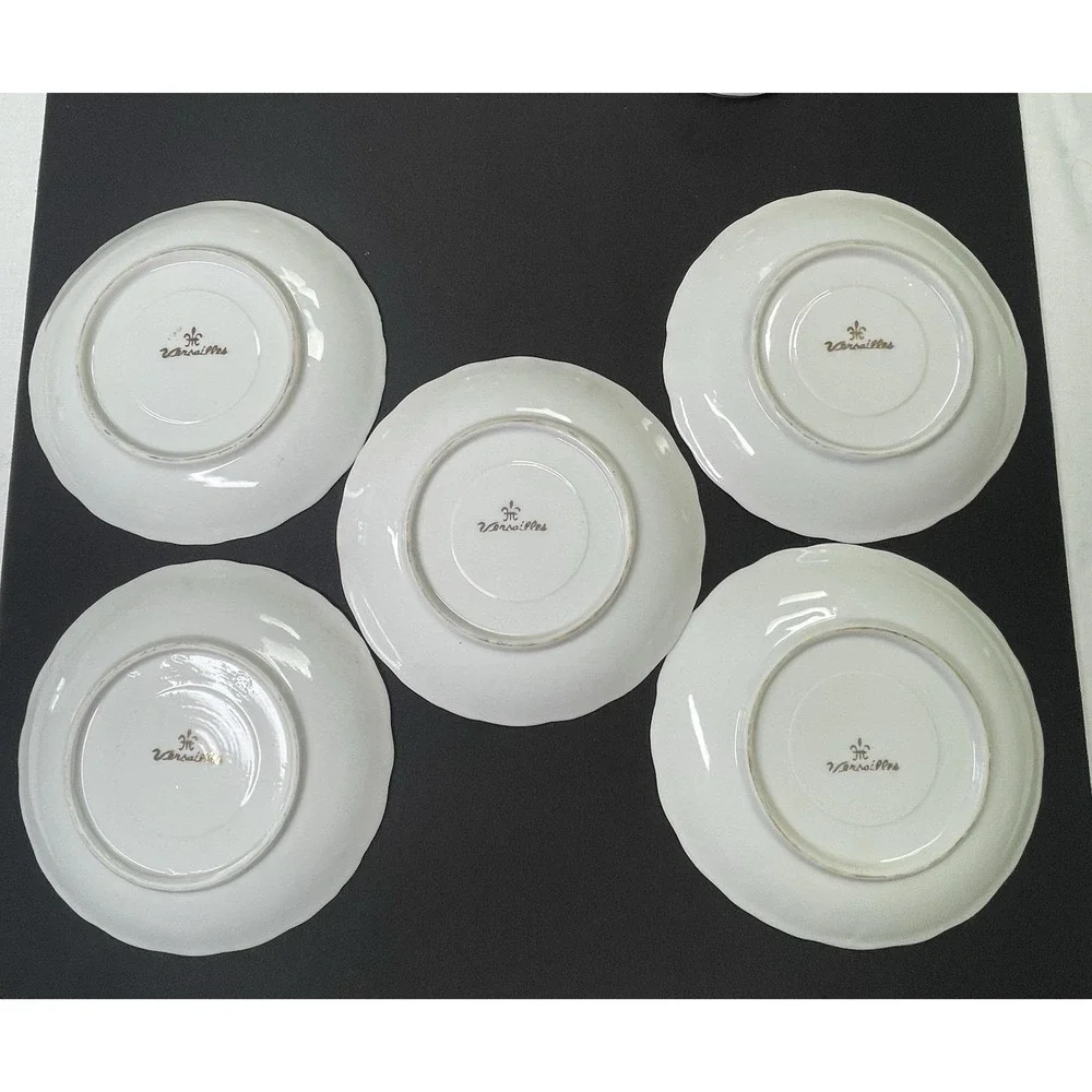 Vintage 1940-69‎ Versailles Sugar Bowl Tea Cups Saucers Decanter See Description